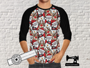 Christmas Characters - cotton lycra - 150cm wide
