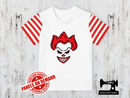 Clown Face - WHITE - Panels On Demand