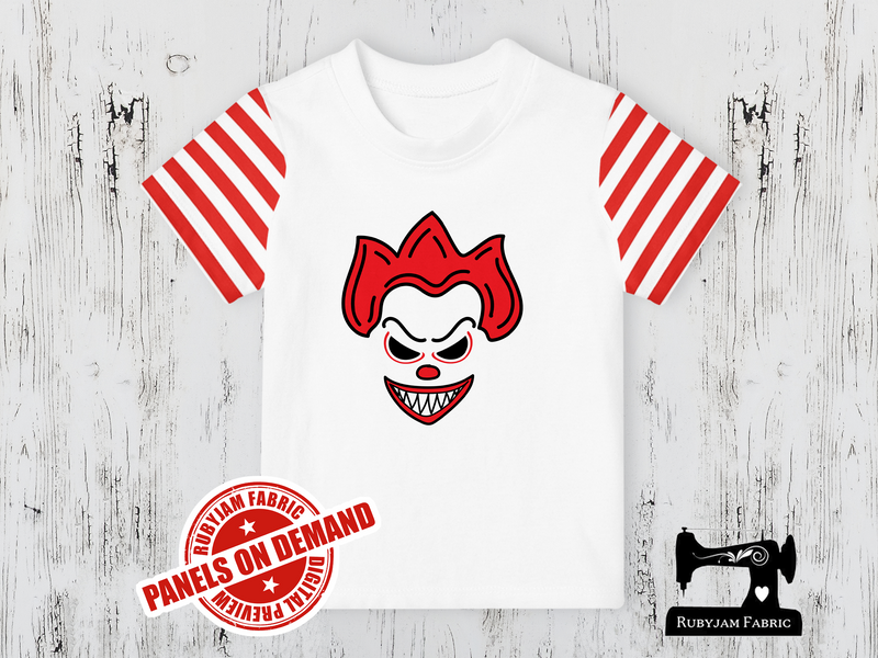 Clown Face - WHITE - Panels On Demand