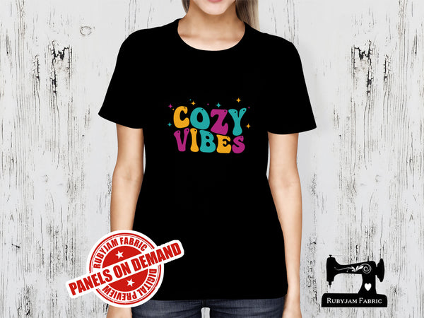 Cozy Vibes - BLACK - Panels On Demand