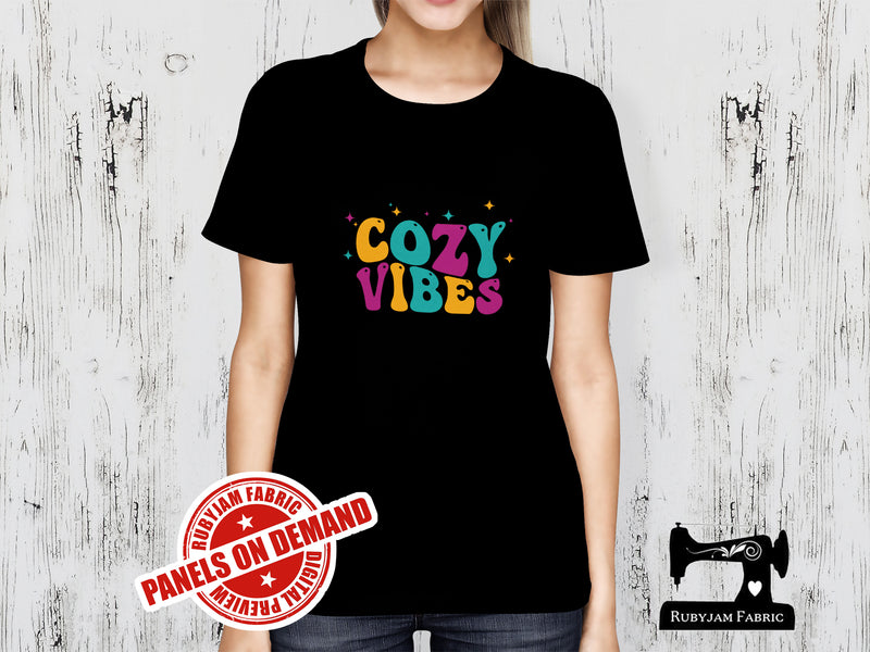 Cozy Vibes - BLACK - Panels On Demand