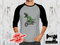 Dinosaur Motorbike - HEATHER GREY - Panels On Demand