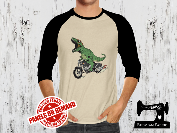 Dinosaur Motorbike - SAND BEIGE - Panels On Demand
