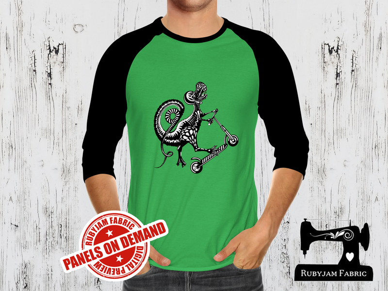Dinosaur Scooter - LIME GREEN - Panels On Demand