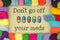 Don't Go Off Your Meds - Cross Stitch Pattern - Kitsch Stitch Studio