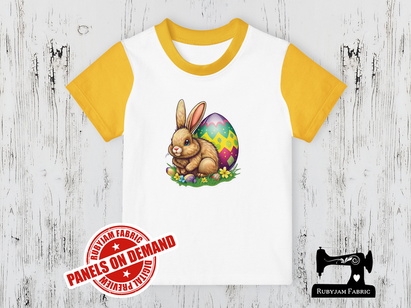 Easter Bunny Large Egg - WHITE - Panels On Demand