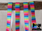 1M Rainbow Stripes Bright - Printed - 5/8" (16mm) - Fold Over Elastic (FOE)