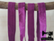 1M Purple - Solid - 1" (25mm) - Fold Over Elastic (FOE)