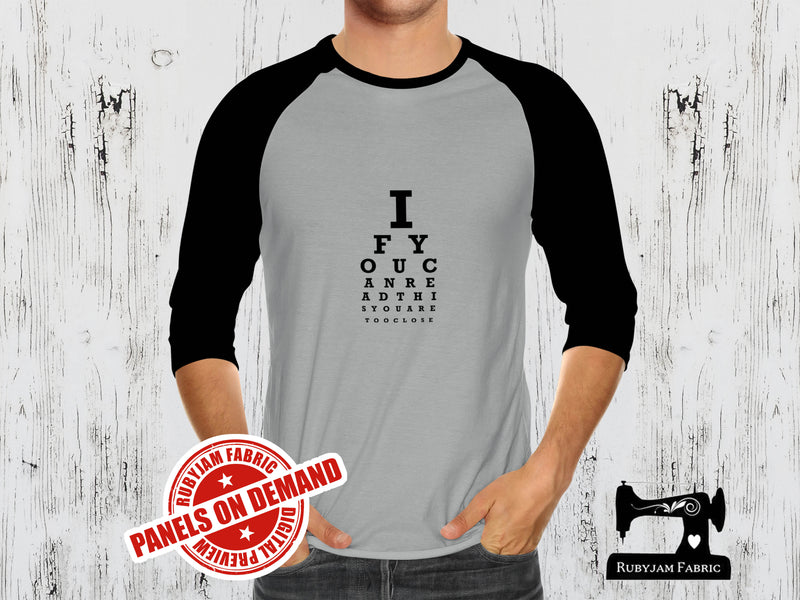 Eye Chart - HEATHER GREY - Panels On Demand