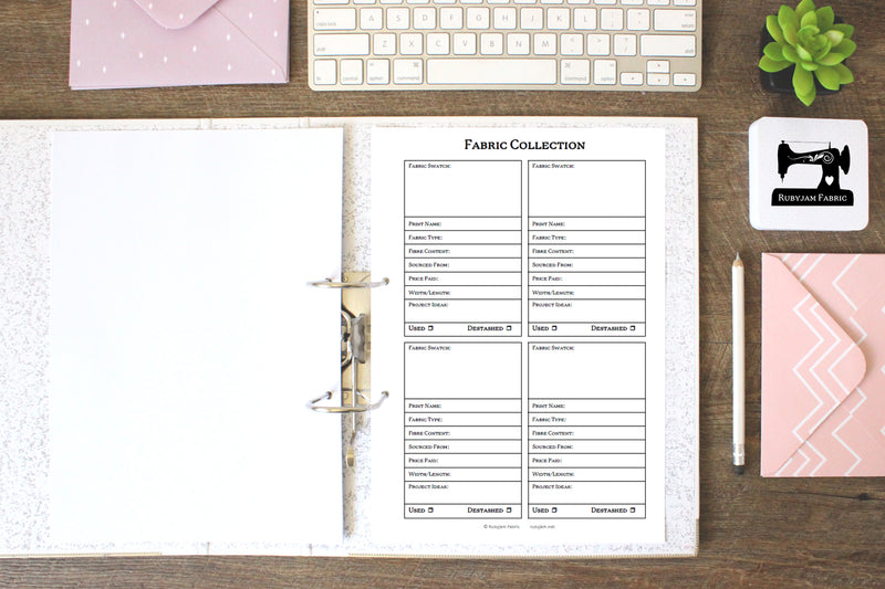 Rubyjam Fabric - 2021 The Ultimate Sewing Organiser
