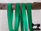 1M Emerald Green - Solid - 5/8" (16mm) - Fold Over Elastic (FOE)