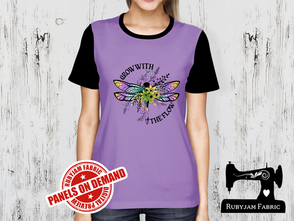 Grow With the Flow - LIGHT PURPLE - Panels On Demand