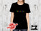 Sewing Heartbeat Rainbow - BLACK - Panels On Demand