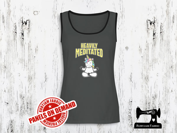 Heavily Meditated - CHARCOAL - Panels On Demand