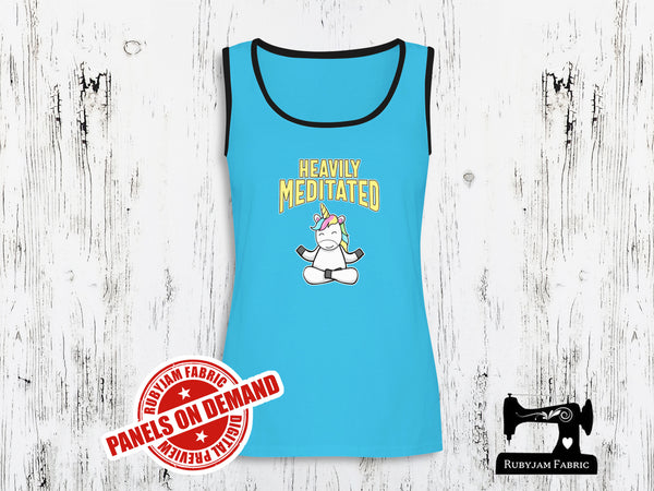 Heavily Meditated - LIGHT BLUE - Panels On Demand