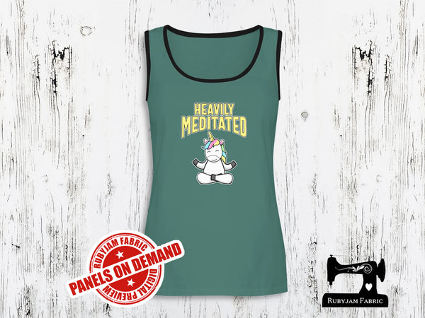 Heavily Meditated - SAGE GREEN - Panels On Demand