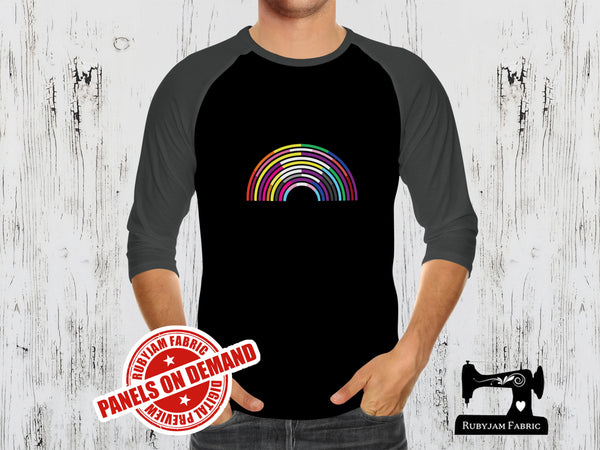 Pride Spectrum Rainbow - BLACK - Panels On Demand