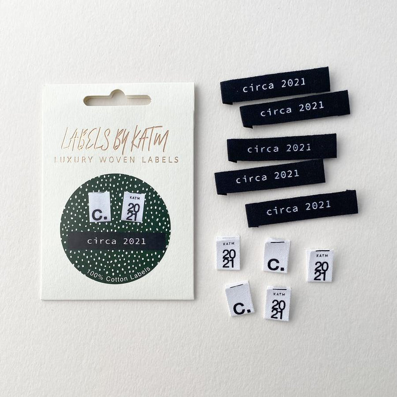 Circa 2021 - LIMITED EDITION - Labels by KatM - clearance