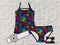 Intergalactic Rainbow - cotton lycra - 150cm wide