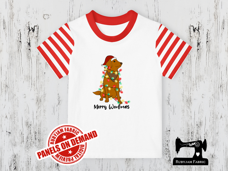 Merry Woofmas - WHITE - Panels On Demand