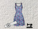 Misty Floral - cotton lycra - 150cm wide