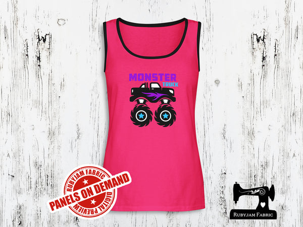 Monster Truck - FUCHSIA - Panels On Demand