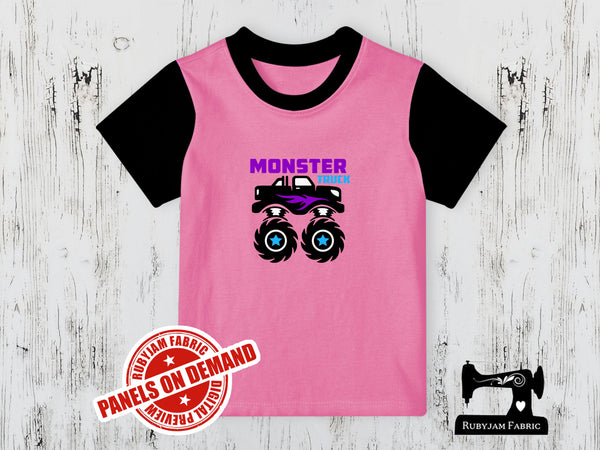 Monster Truck - LIGHT PINK - Panels On Demand