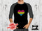 Pansexual Heart - BLACK - Panels On Demand