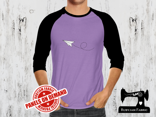 Paper Plane - LIGHT PURPLE - Panels On Demand