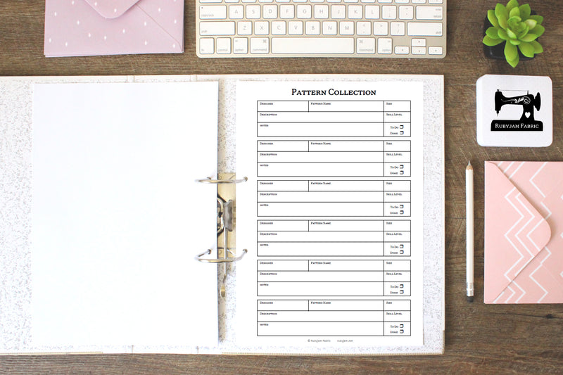 Rubyjam Fabric - 2021 The Ultimate Sewing Organiser