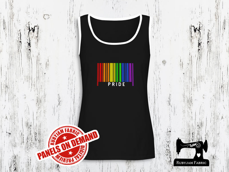 Pride Barcode - BLACK - Panels On Demand