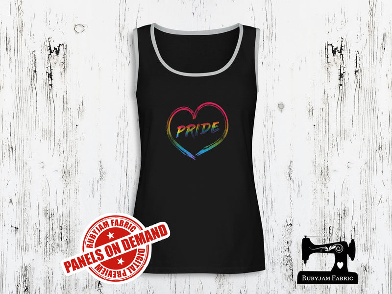 Pride Heart - BLACK - Panels On Demand
