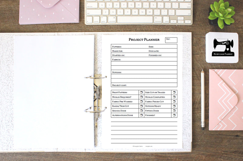 Rubyjam Fabric - 2021 The Ultimate Sewing Organiser