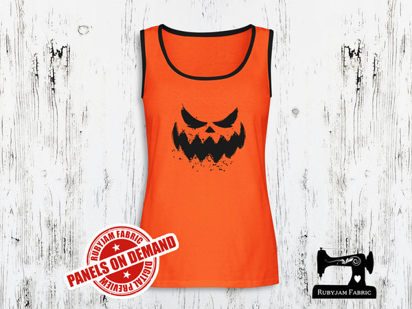 Pumpkin Face 1 - ORANGE - Panels On Demand