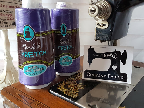 Maxi-Lock Stretch Thread - Purple - clearance