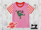 Rex the Halls Christmas Dinosaur - LIGHT PINK - Panels On Demand