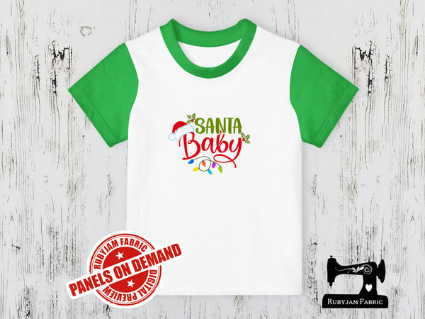 Santa Baby - WHITE - Panels On Demand