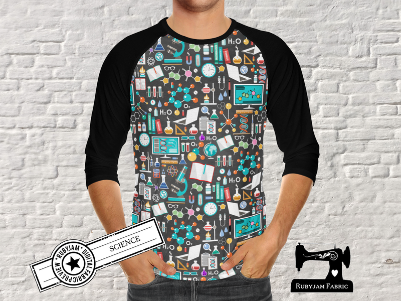Science - cotton lycra - 150cm wide