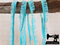 1M SKY BLUE Decorative Elastic Ruffle Trim (Approx 15mm wide)