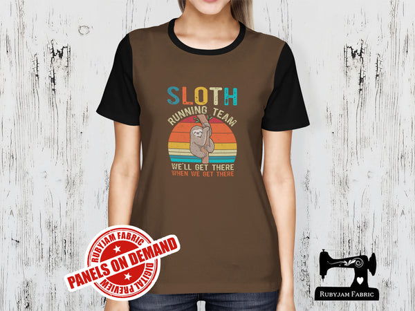 Sloth Running Team - BROWN - Panels On Demand
