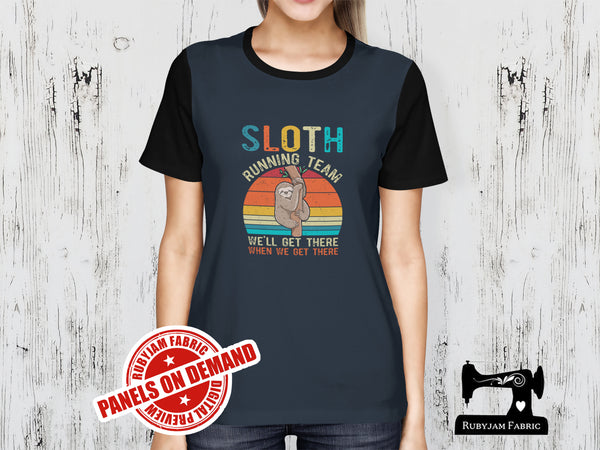 Sloth Running Team - NAVY BLUE - Panels On Demand