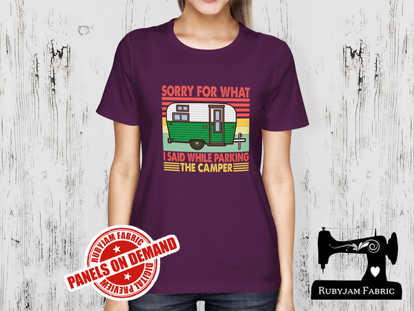 Sorry For What I Said While Parking the Camper - PURPLE - Panels On Demand