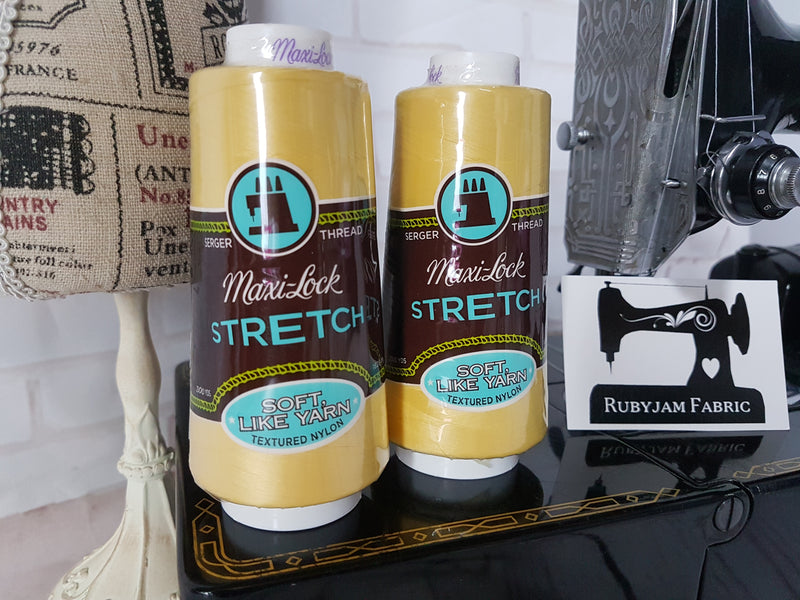 Maxi-Lock Stretch Thread - Sunlight (yellow) - clearance