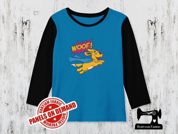 Super Dog - TURQUOISE - Panels On Demand