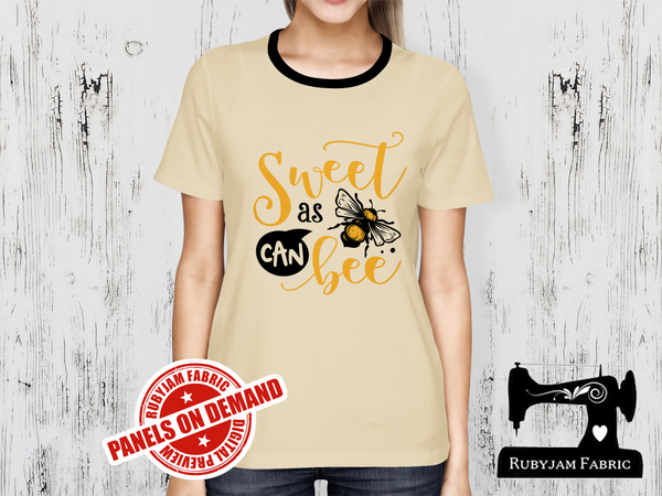 Sweet As Can Bee - SAND BEIGE - Panels On Demand