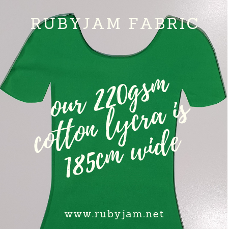 Lime Green - solid cotton lycra - 185cm wide - 220gsm