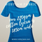 Turquoise - solid cotton lycra - 185cm wide - 220gsm