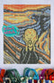 The Scream - Cross Stitch Pattern - Kitsch Stitch Studio