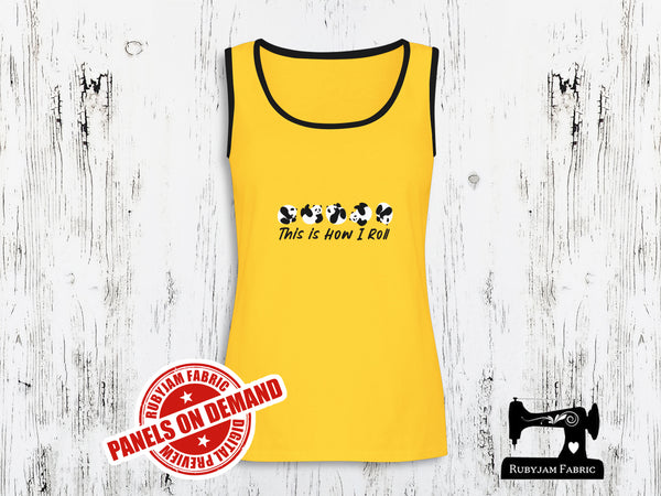 This Is How I Roll (Panda) - YELLOW - Panels On Demand