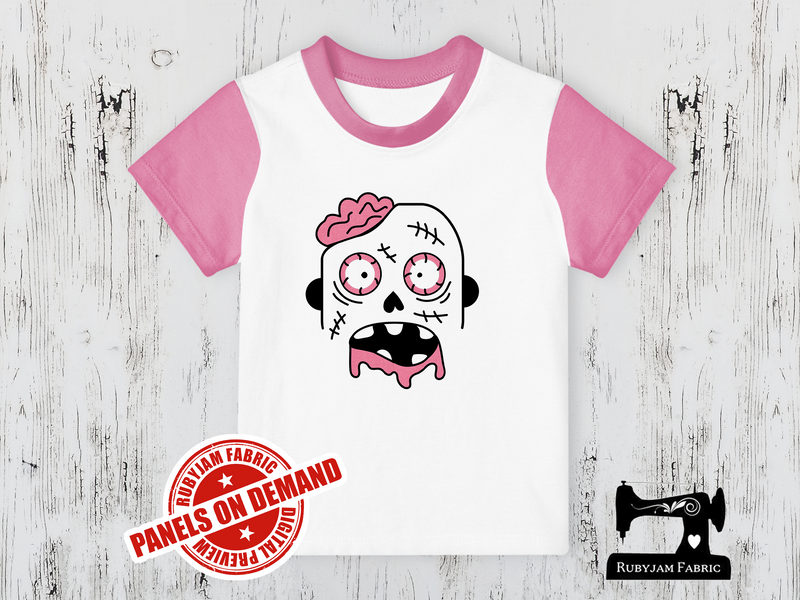 Zombie Face - WHITE - Panels On Demand